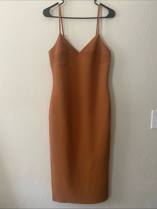 Forever 21 Dresses & Skirts - Forever 21 Copper-Brown Midi Slip Dress